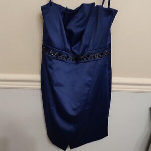 kensie dresses women's purple strapless dress nwt